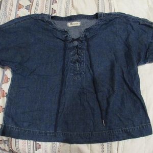 Tie-Up Denim Top from Madewell